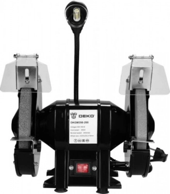 Станок заточной DEKO DKGM400-200, с лампой 063-4324