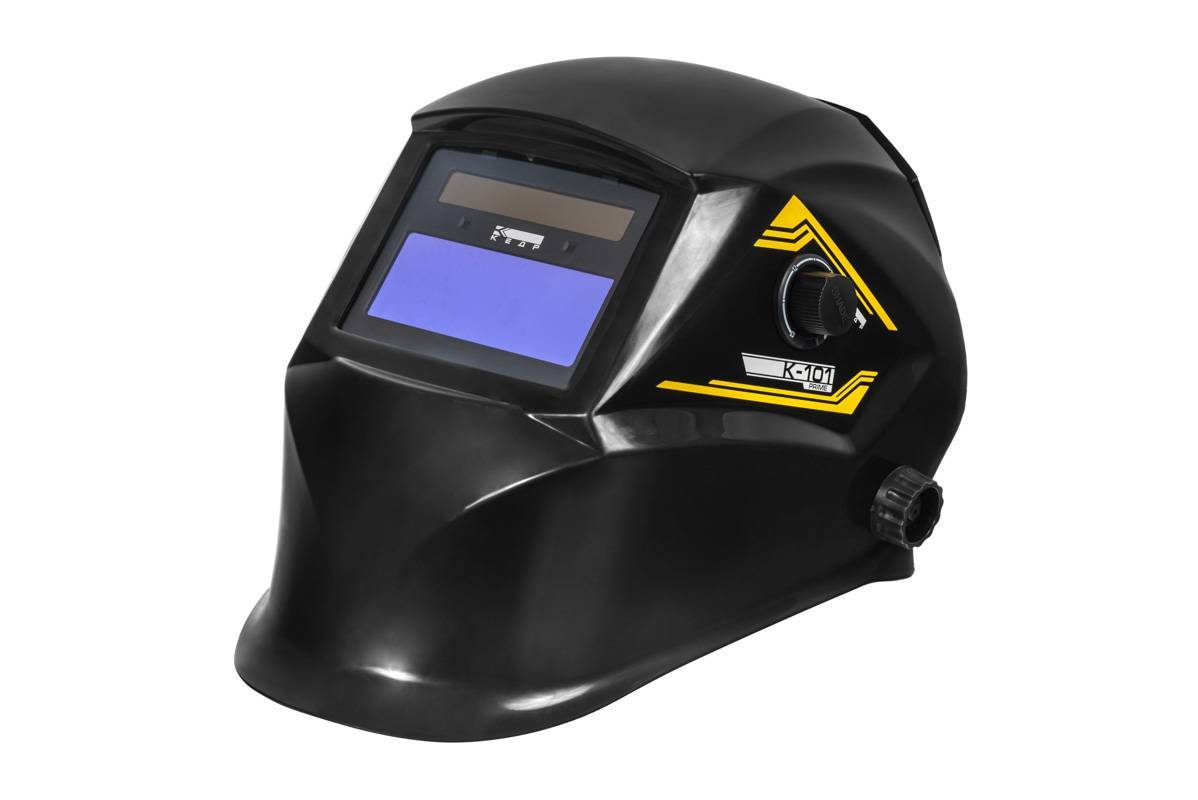 Маска сварщика   КЕДР (В РАЗОБР.ВИДЕ) "К-101 PRIME", черная