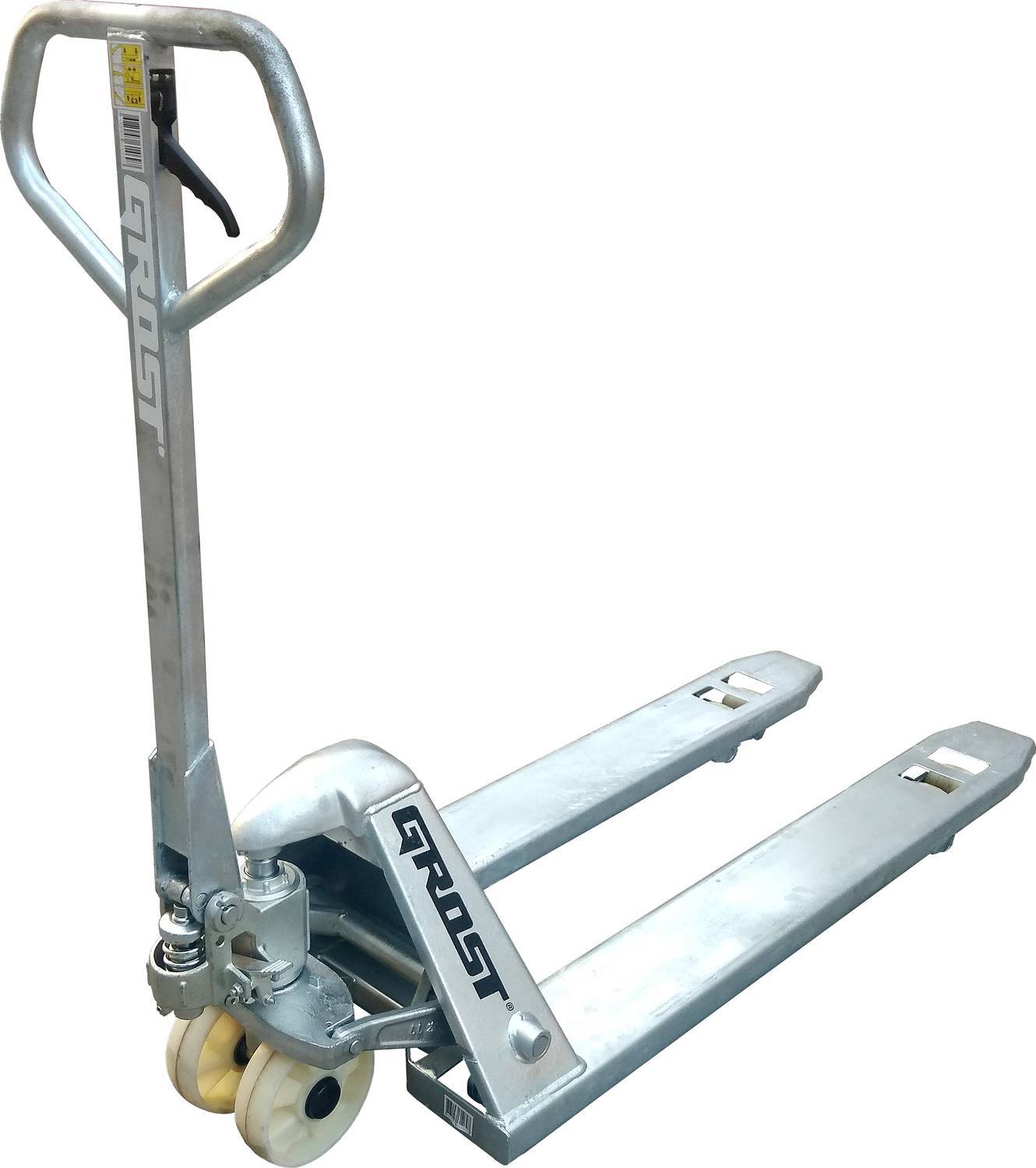 Тележка гидравлическая гальванизированная GROST GT2.5-115GL