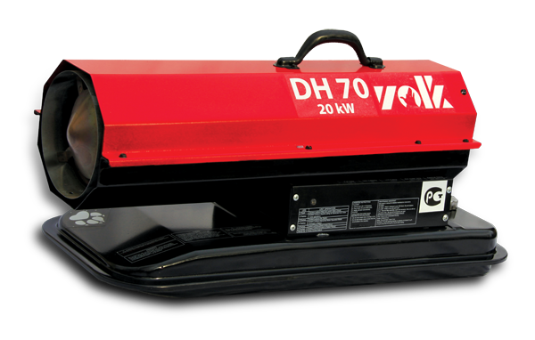 Дизельный нагреватель прямого нагрева Volk DH 70