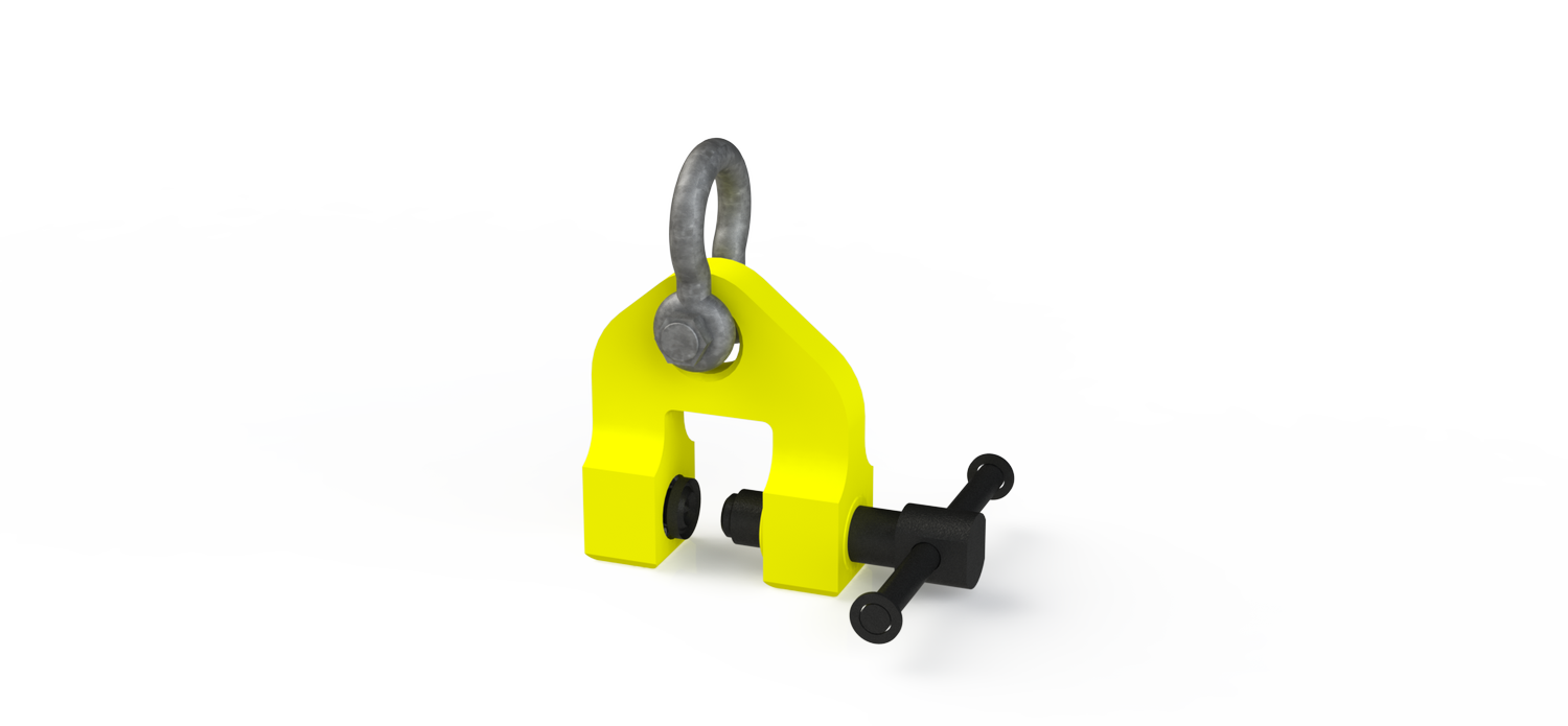 Захват струбцинный вертикальный ZSV (г/п 3 т, лист 0-50мм)