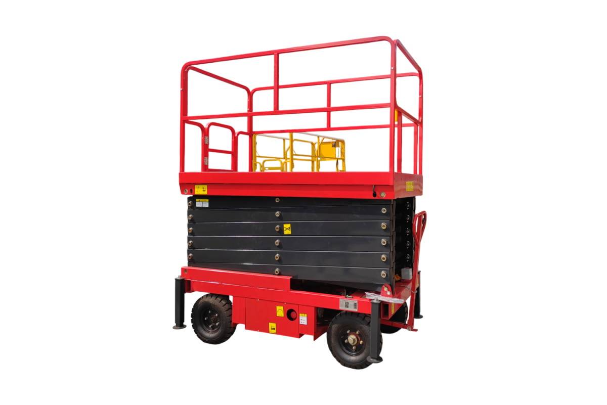 Подъемник ножничный самоходный 500 кг 9/11 м TOR SJY-0,5-9DC аккумуляторный (G)