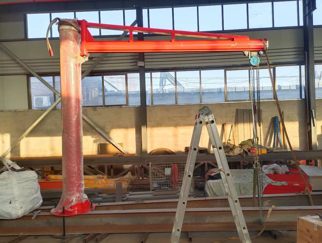 Кран консольный поворотный ручной TOR PSJ35025 250 кг, высота 3 м, стрела 5 м