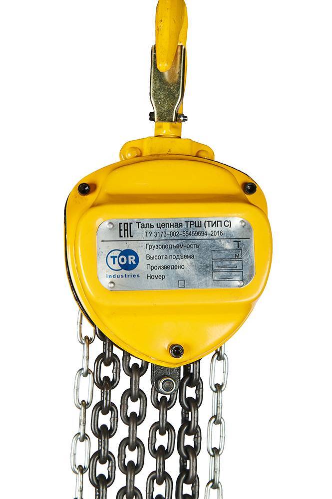 Таль ручная шестеренная TOR ТРШ C 5ТХ3М BASE