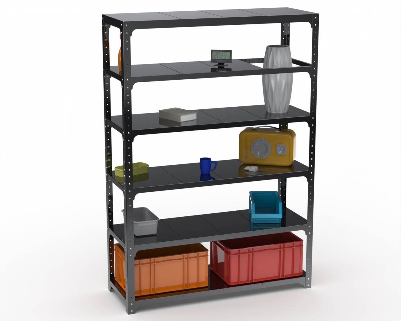 Металлический стеллаж Metalex серии Kit Comfort