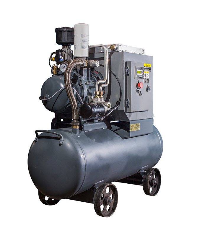 Винтовой электрический компрессор на ресивере Dali DN-7.5/13