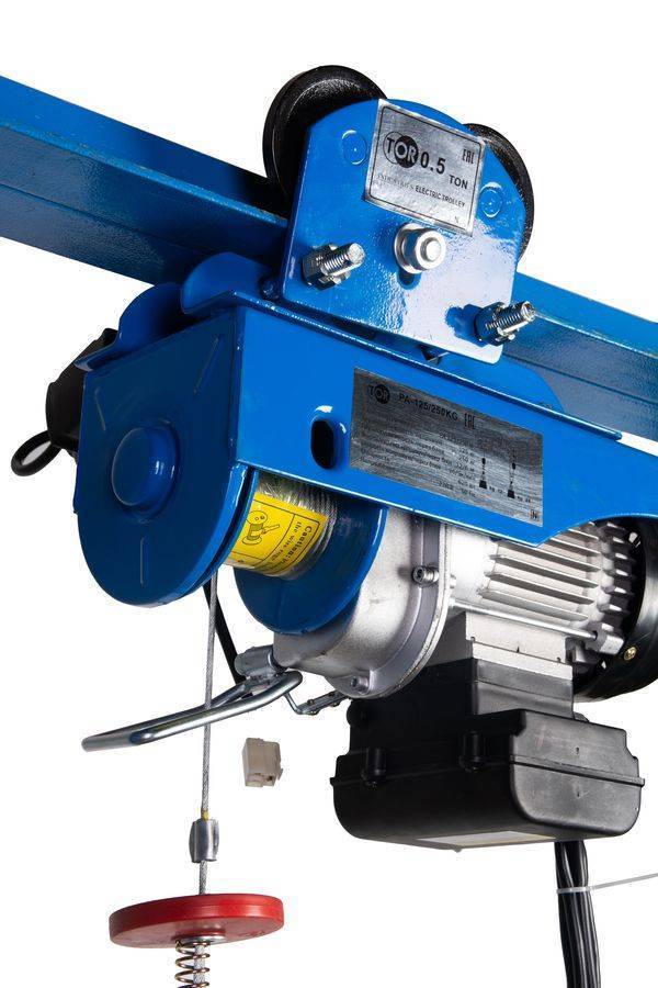 Таль электрическая TOR PA 125/250 кг 12/6 м (серия Z)*