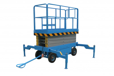 Подъемник ножничный передвижной 300 кг 18/20 м TOR SJY-0,3-18 AC 380В сетевой (Y)