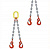 Строп грузовой 2СЦ-1.60т/3.00м (кл.Т8) [цепь 6х18 мм ]