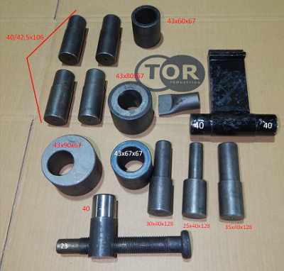  Комплект гибочной оснастки для арматурогибочных станков GW40A (Bending accessories)