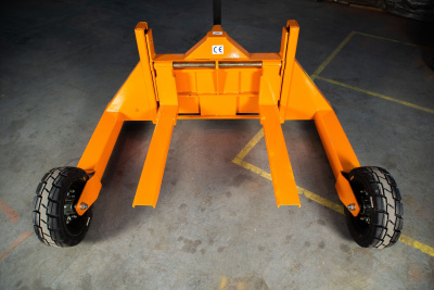 Тележка гидравлическая для бездорожья 1500 кг 800 мм резиновые колеса XILIN HW