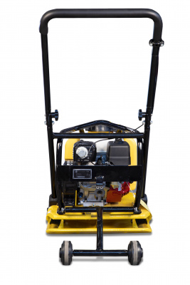 Виброплита TOR C-85T(R) 90 кг, 13,5кН (Honda) бак, коврик, колесный комплект