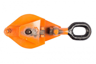 Блок монтажный однорольный с  ушком TOR HQG(L) K1-5,0 т с откидной щекой (T)