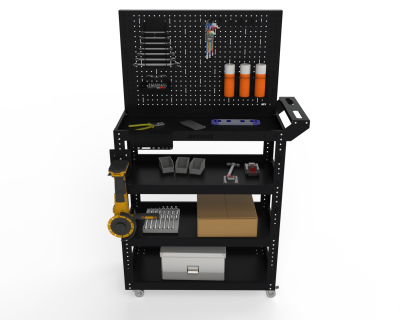 Тележка инструментальная Metalex Тип 4 900х450х950 4 полки