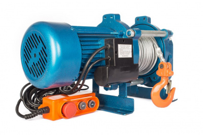 Лебедка TOR ЛЭК-500 E21 (KCD) 500 кг 220 В с канатом 30 м (T)*