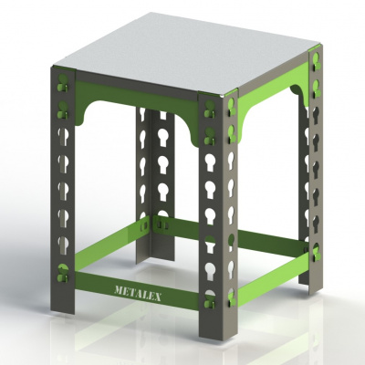 Табурет Metalex 300х300х450