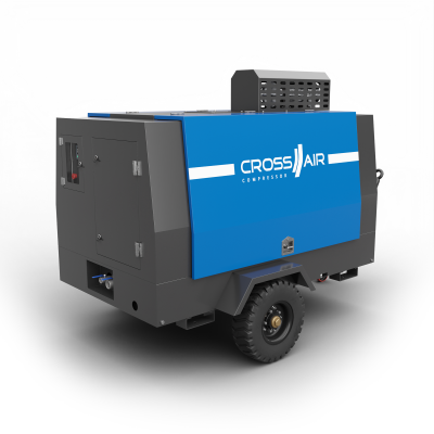 Дизельный стационарный компрессор Borey180-10FZD с осушителем и ПЖД