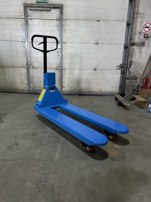 Тележка гидравлическая с весами 2000 кг 1150 мм полиуретановые колеса TOR CBY-CW2 (серия N)